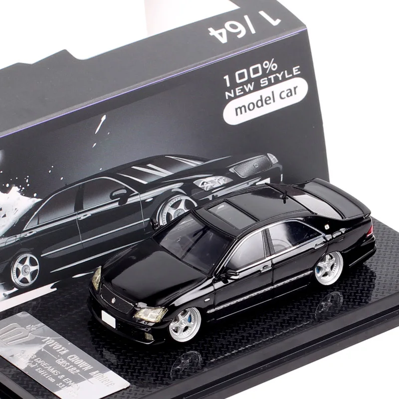 

Thirty Three Dreams 1/64 Scale Toyota Crown Athlete grs182 Resin Model Toy Car Vehicles Collectible Souvenir Black