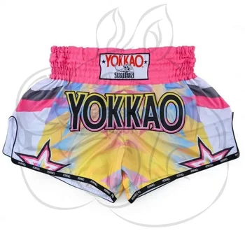 EVERBOUT YOKKAO 러닝 피트니스 바지, 속건성 내마모성 반바지, 복싱 격투 샌다 컴뱃 스포츠