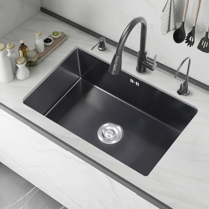 Wholesale Modern Kitchen Multifunction Single Bowl  Sink Commercial Undermount 304 Stainless Steel  Wash