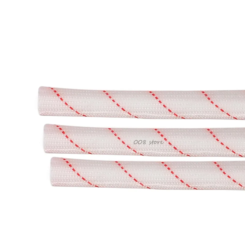 5Meter Yellow wax tube 1mm~10mm Fiberglass sleeving High temperature insulated Wire protective  casing Glass Fiber Tube