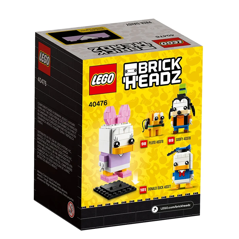 Lego Block Toy Fangtouzi Series 40476 Daisy Duck Toy Block Cadeau pour garçons et filles