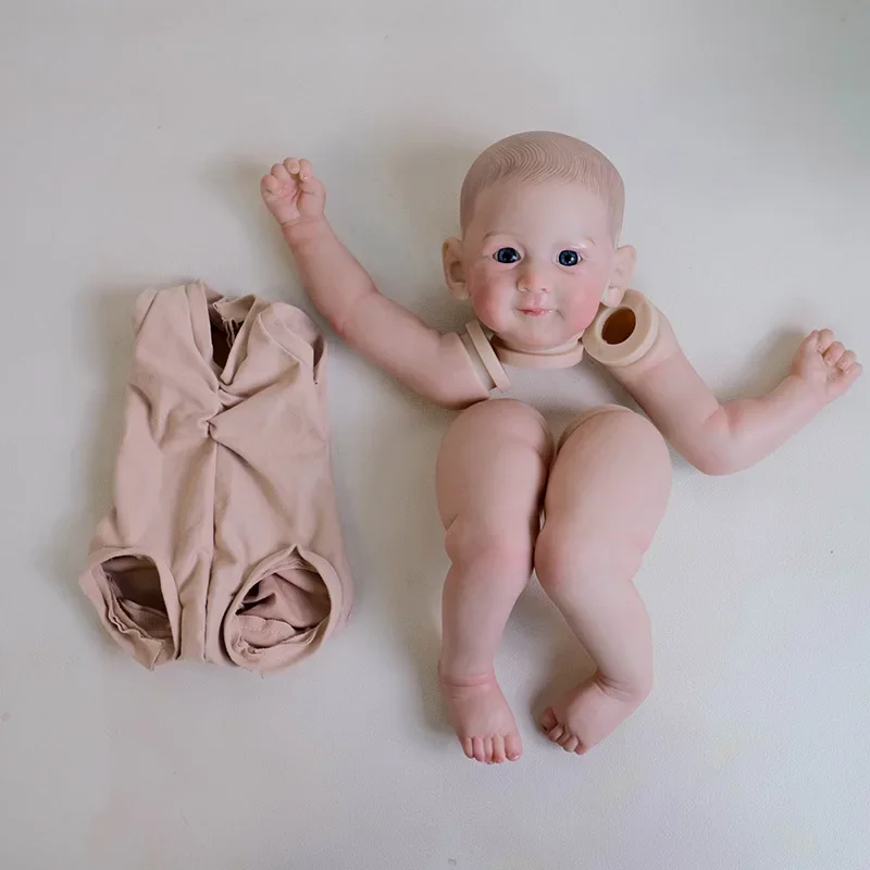 20 นิ้ว 50 ซม. ทาสีแล้ว DIY ตุ๊กตาชุด Henry Soft Touch ตุ๊กตาชิ้นส่วน Body ผ้าและตา