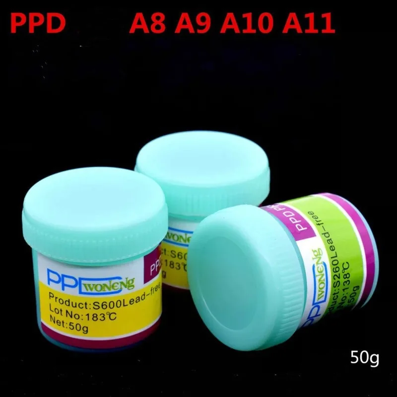 PPD 183 medium temperature solder paste PPD 138 low temperature solder paste planting a8a9a10cpu