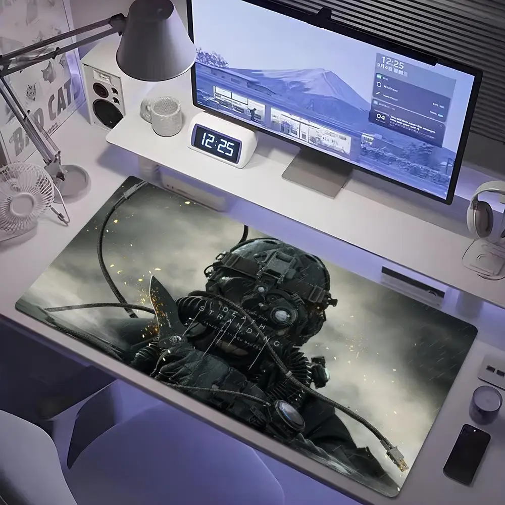 Death Stranding Mouse Pad Tablet mouse Pad Laptop xl desktop mate, cute HD Rainbow Gaming keyboard pad, Player, 90x40