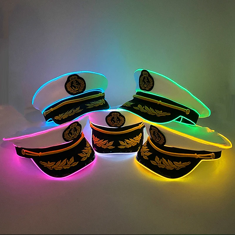 LED Light-Up Pirate Hat & Party Mask – detail image 35