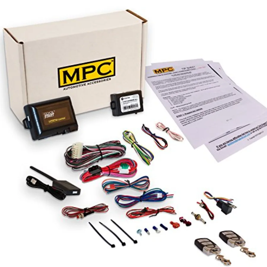 

MPC 5-кнопочный пульт дистанционного управления, совместимый с Toyota Camry 20072010 для системы безопасности автомобиля KeytoStart, 2 пульта дистанционного управления с 5 кнопками De
