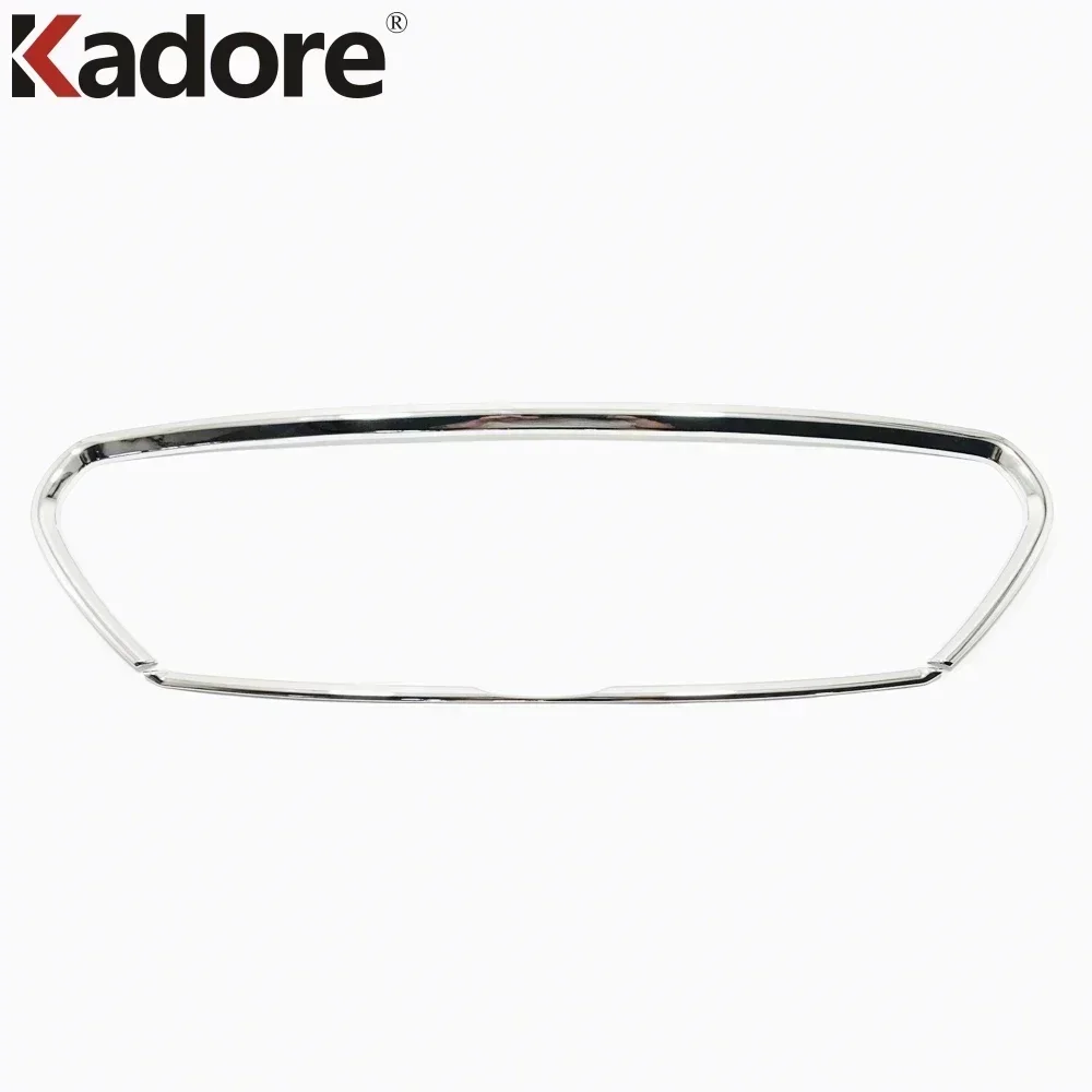 For Toyota Highlander Hybrid 2021-2023 2024 Front Grille Cover Trim Grill Molding Frame Sticker Exterior Accessories Car Styling