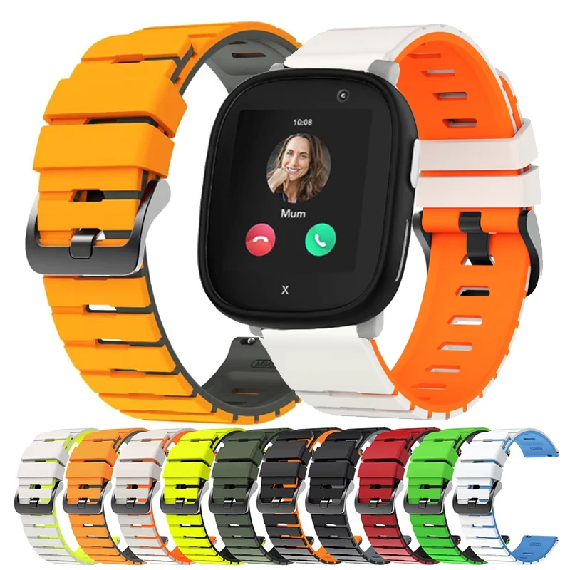 Correa de pulsera para Xplora X6 Play Kids, banda transpirable de silicona para Xplora X6 Play Kids, reloj inteligente para niños, banda deportiva
