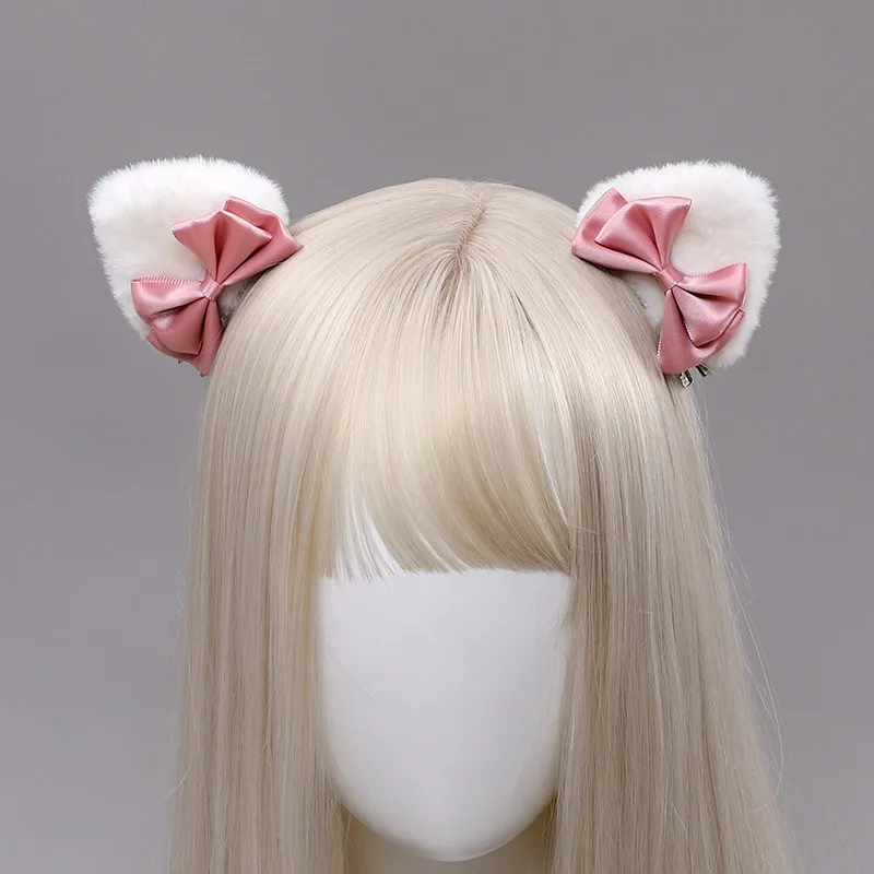 Lolita Weihnachten Haarspangen Kawaii Bär Ohr Kopfbedeckung Anime Cosplay Kostüme Zubehör Weihnachten Neujahr Kostüm Party Kopfbedeckung – Detail 8
