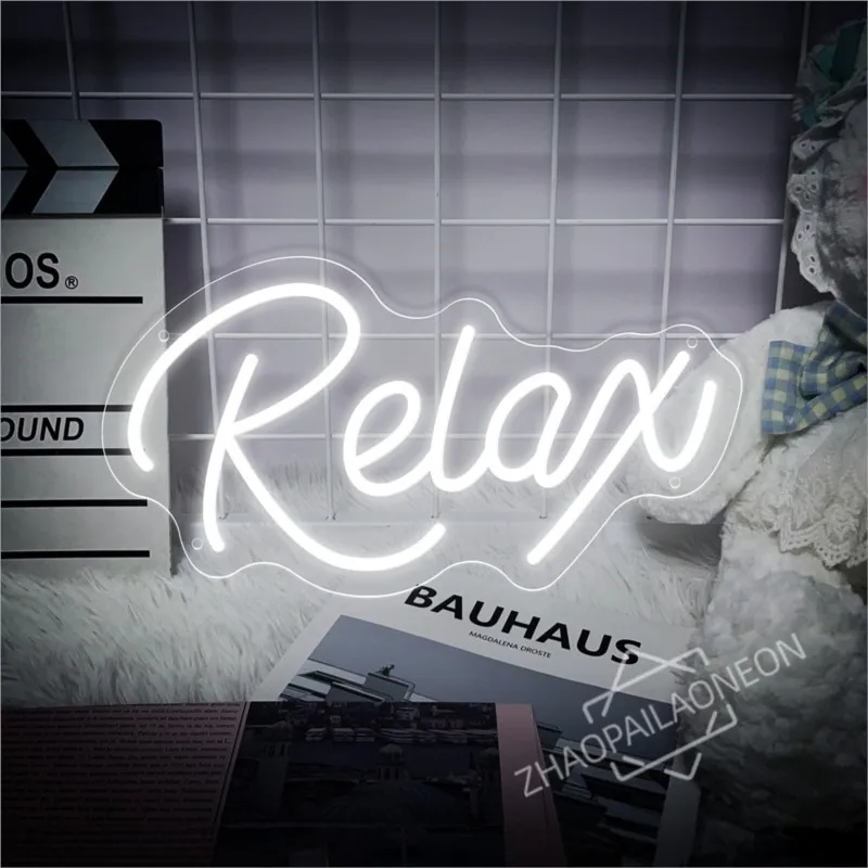 Relax  LED Neon Signs Massage Shop Bedroom Wall Decoration Neon Lights Game Room Party Bar Decor Man Cave LED Light Lamp - view 3