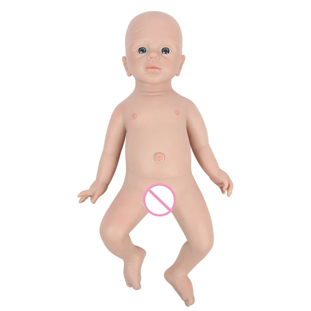 IVITA WG1537 53cm 4.06kg 100% Full Body Silicone Reborn Baby Doll Realistic Soft Baby Newborn Toys for Children Christmas Gift