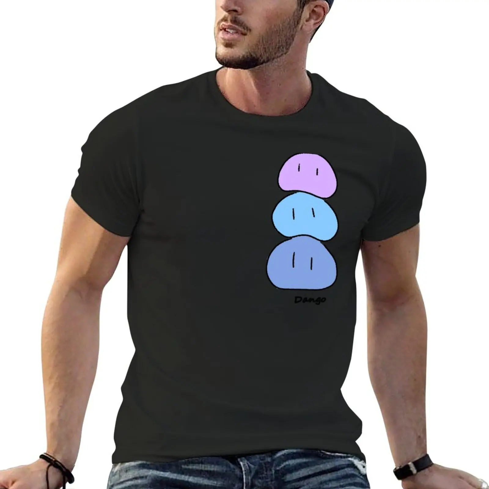 Dango daikazoku t shirt T-Shirt korean fashion custom t shirt plain t shirts men