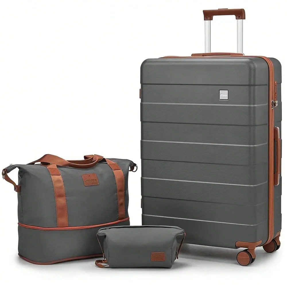 

Carry On Luggage, 20 In CarryOn Suitcase With Spinner Wheels,Hardside 3PCS Set With TSA Lock