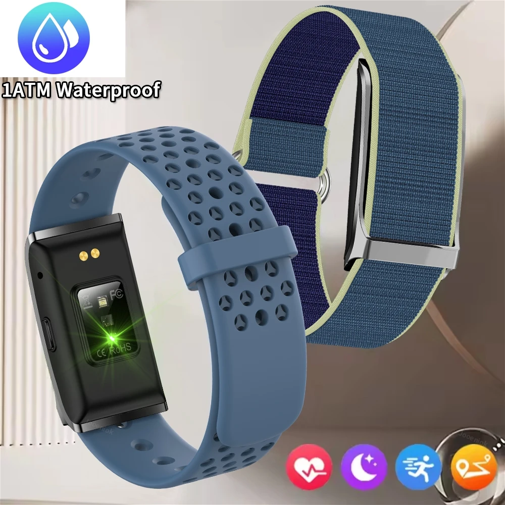 

Smart Bracelet Heart Rate Blood Oxygen Monitor GPS Sports Record Electronic Bracelet Male Female Smartwatch 2025 New Android IOS