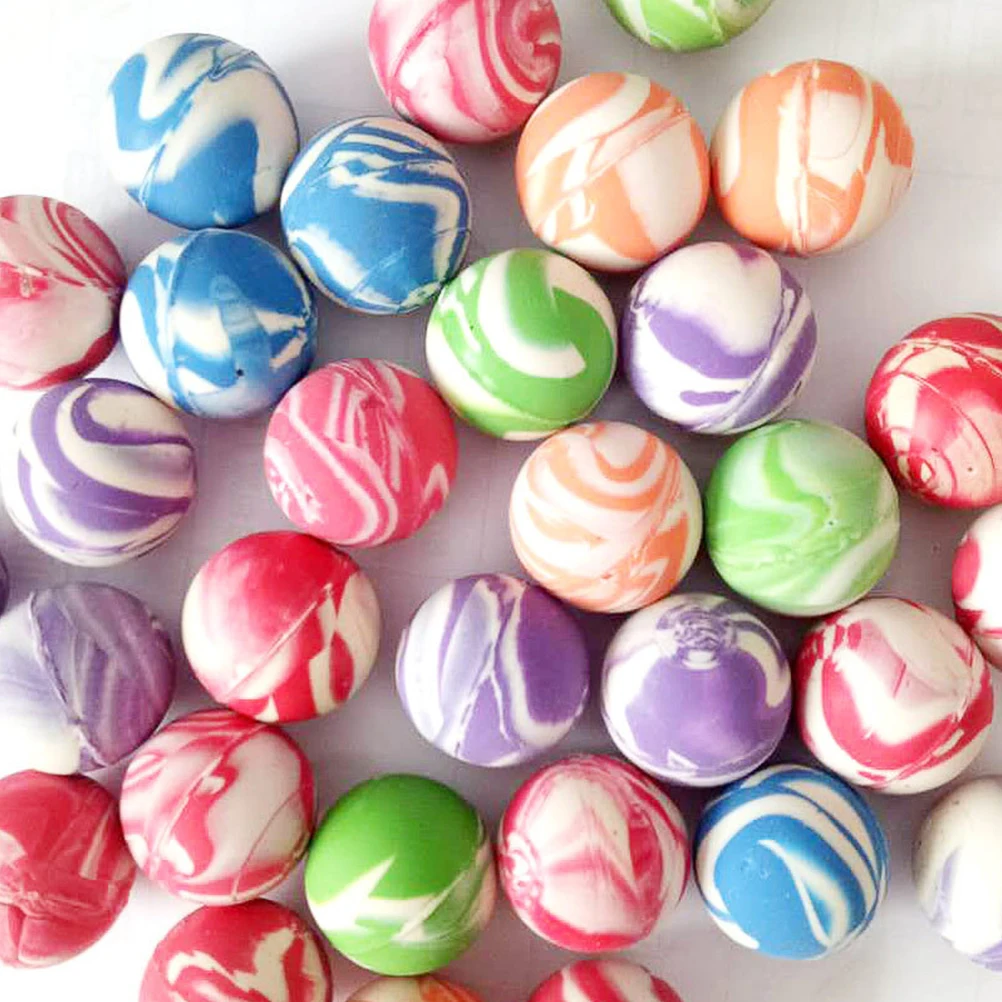 

10pcs Bouncy Balls Children Soft Rubber Jumping Colorful Bounce Party Toys Kids Educational Gifts Dog Toys Pet Supplies