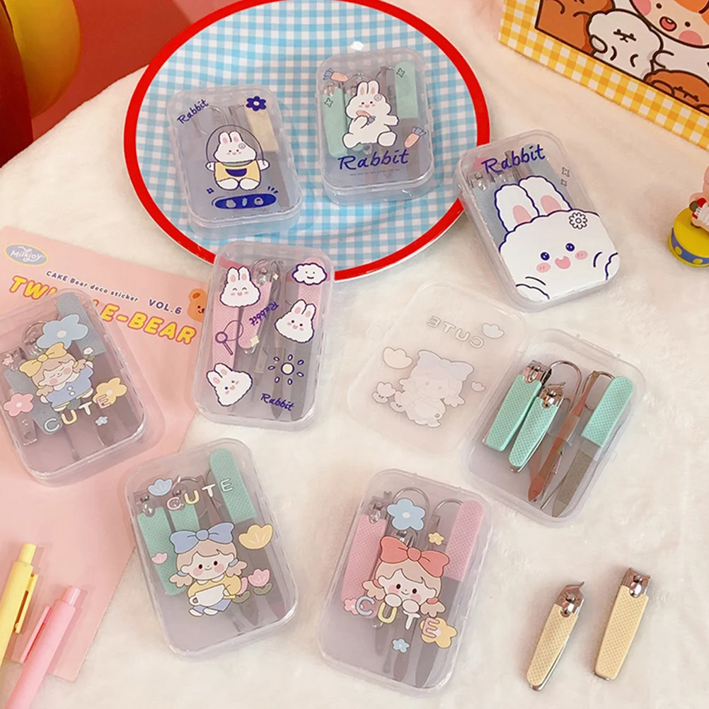 1 set tagliaunghie professionale set manicure multifunzione pedicure kit per toelettatura strumenti per unghie e unghie dei piedi in acciaio inossidabile