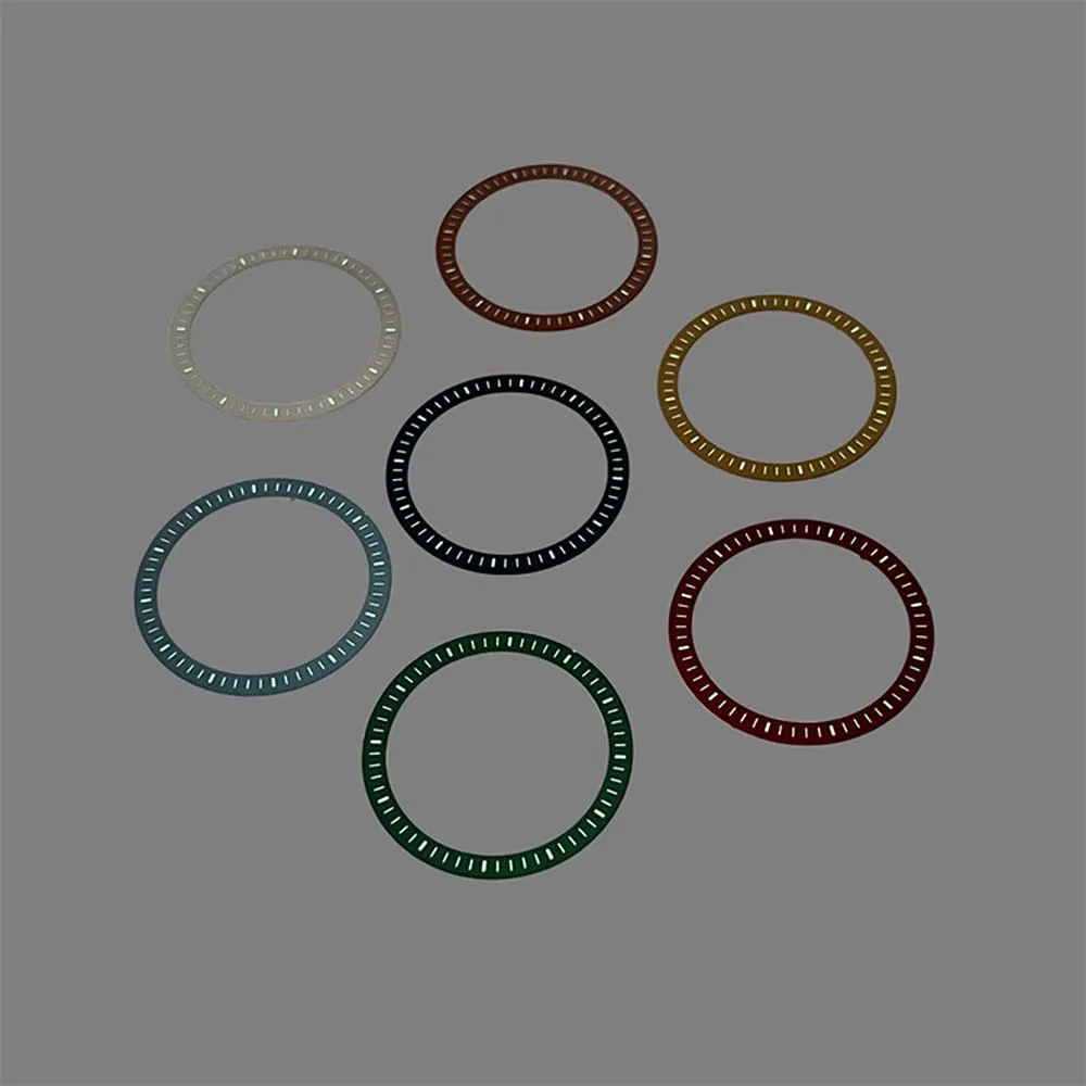 Quadrante dell'orologio da 28,5 mm quadrante luminoso verde per movimento NH70/NH71/NH72 quadranti cavi accessori modificati