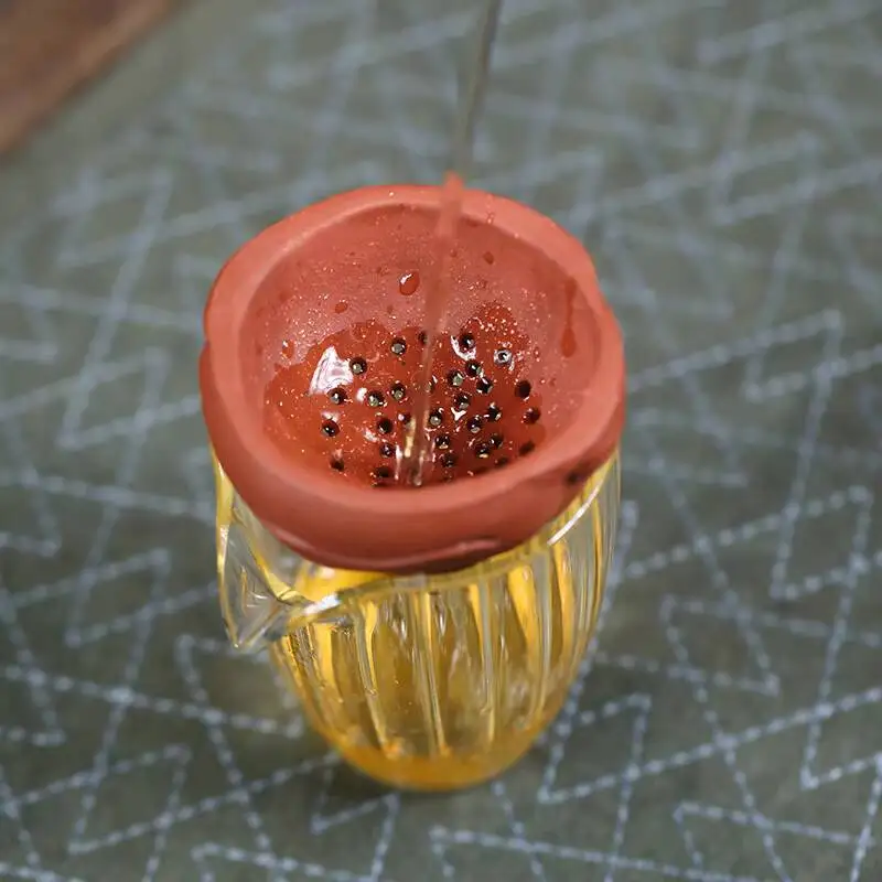 [Changtao]Yixing Zisha Pet Filter For Residue, Ceremony Accessories, Jingpao Clay Golden Toad Tea Strainer, Single Price