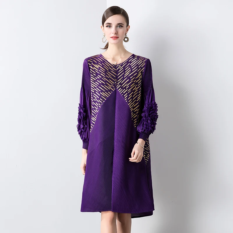 

Свободная юбка-фонарик с принтом Dr Spring Autumn, с золотым тиснением, для повседневной носки, в стиле Mom's Clothing, модная и удобная.