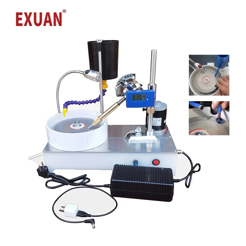 Precision Jewelry Stone Polishing Machine Molding Machine Gem Faceting Machine DC Stepless Speed Gem Angle Grinder