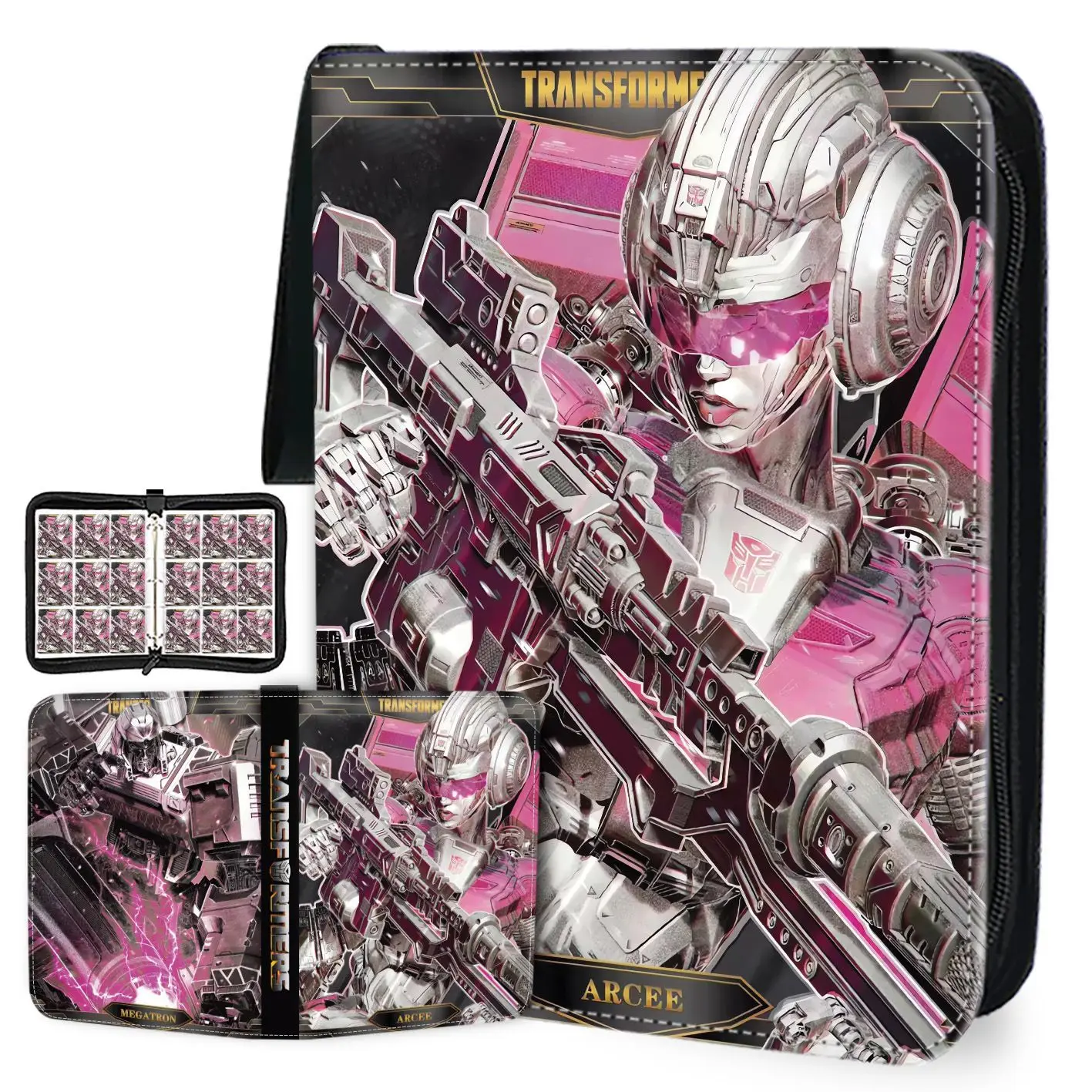 New Transformers Map Binder Game Card Collection Photo Album Card Holder Animation Cartoon Fashion Trendy Applicable Badge Gift