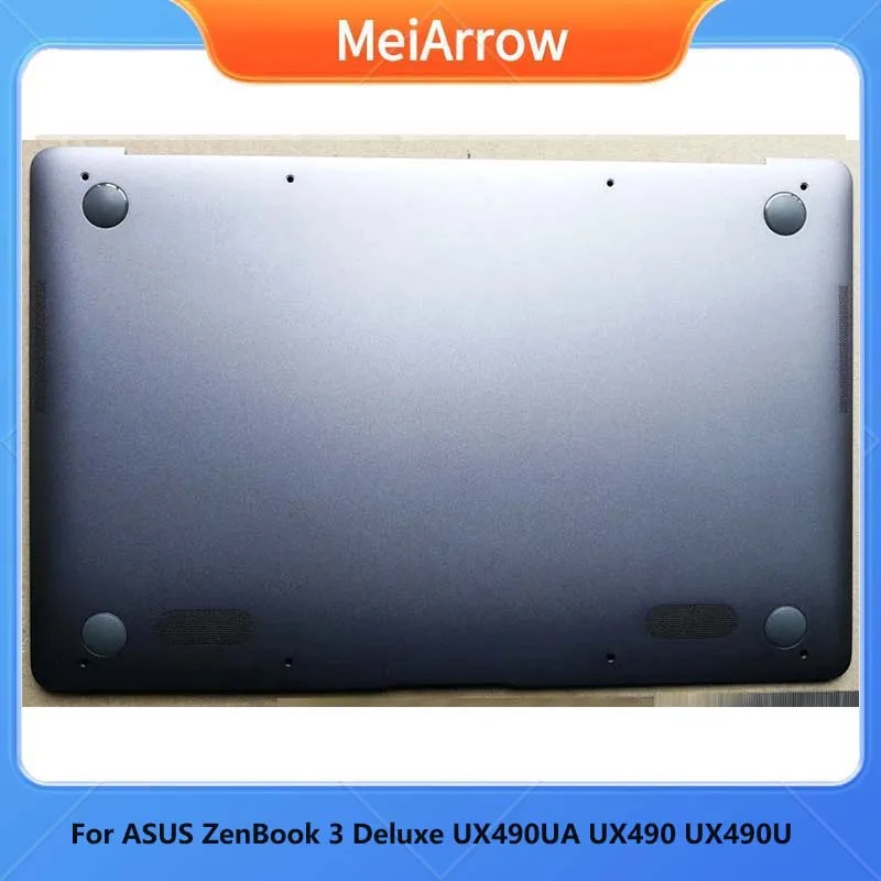 MEIARROW           New/Org For Asus ZenBook 3 Deluxe UX490 UX490UA Bottom base case Bottom cover metal,Gray