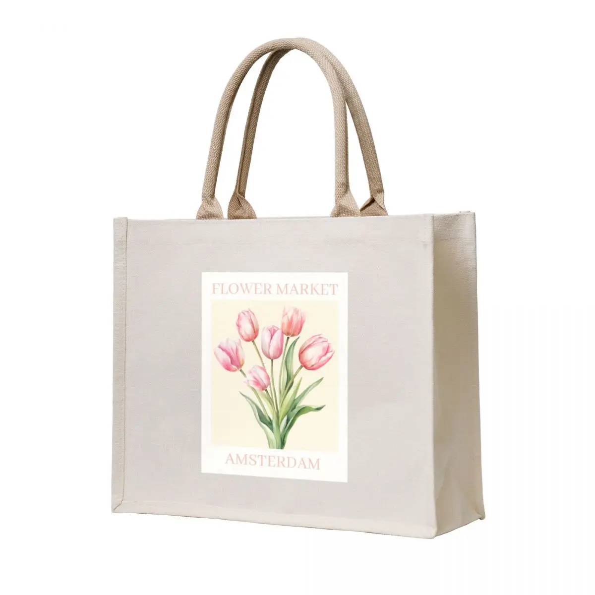 

Flower Market Amsterdam Tote Bag women bag free delivery bags tote bags men