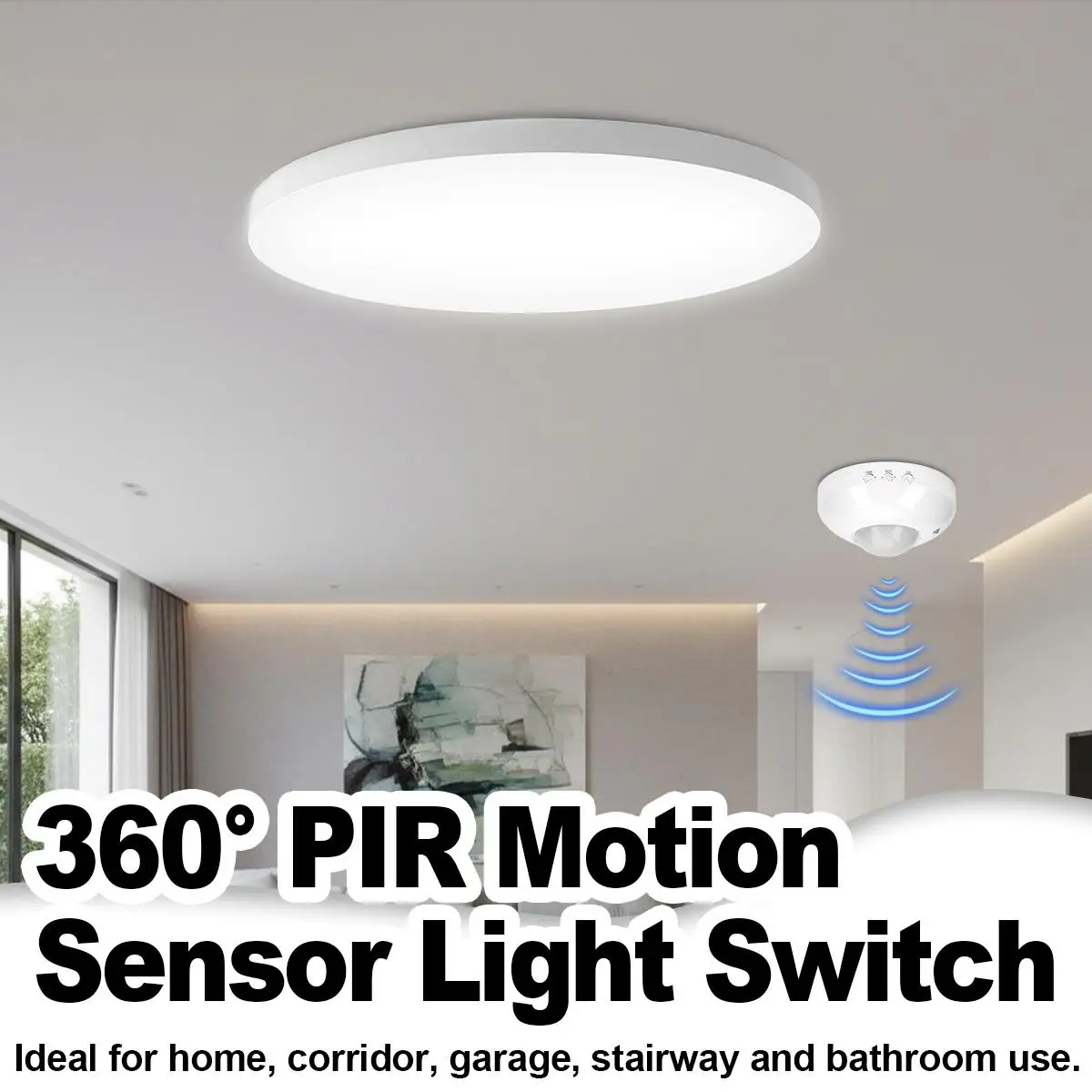 

PIR Motion Sensor Light Switch Human Body Automatic Dimming Module 110V-240V Wall-Mounted Day Night Floodlights Auto On Off Lamp