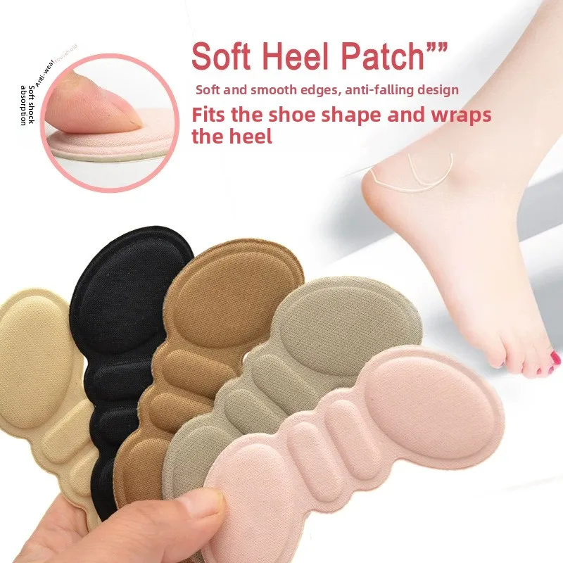 10 أزواج من ملصقات الكعب وسادات وسائد الكعب نعال كعب الحذاء لتحسين الأحذية والراحة، وسادة مريحة عالية الكعب للنساء والرجال
