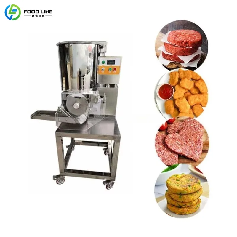 Customized Meat Patty Forming Machine Commercial Burger Patty Making Machine Meat Pie Processing Equipment Easy Operation
