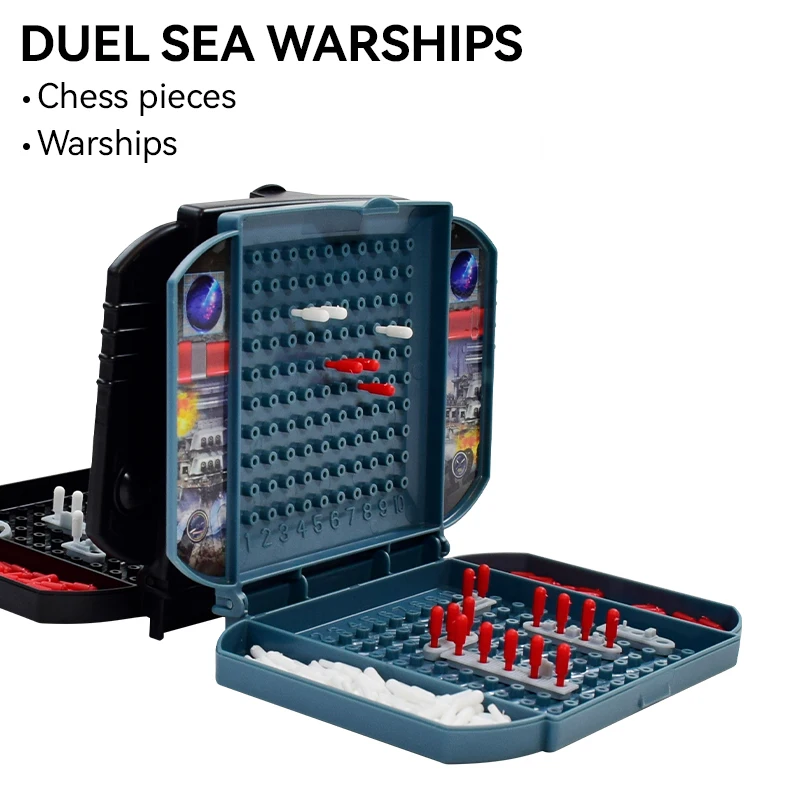 Fun Kids Warship Sea Ship Board Game Toys Classic Double Battleship Naval Combat Strategy Board Game