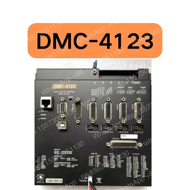 The second-hand DMC-4123 motion controller tested OK and its function is intact