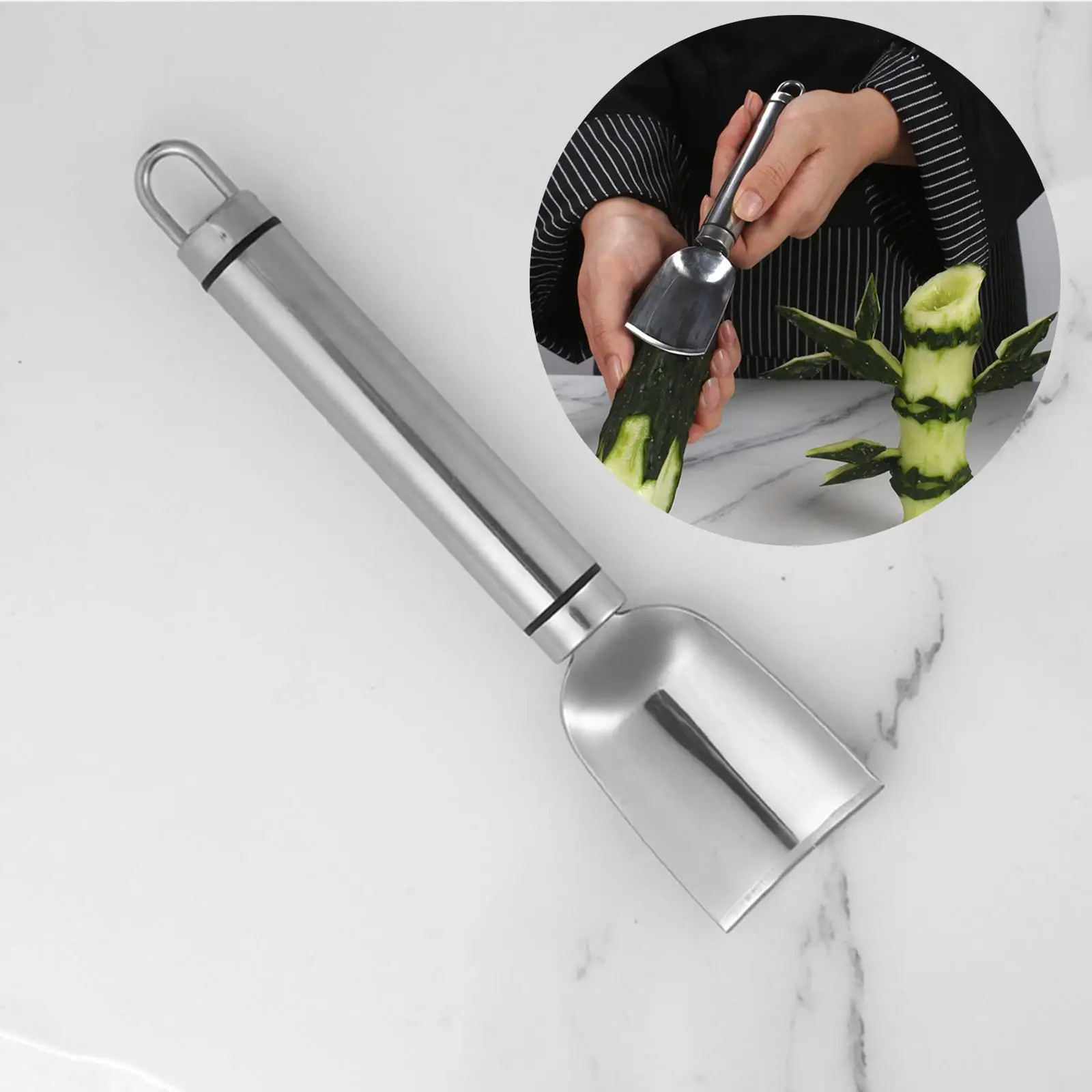 Stainless Steel Carving Knife Slicer Cutter Triangle Knife for Kitchen Accessories