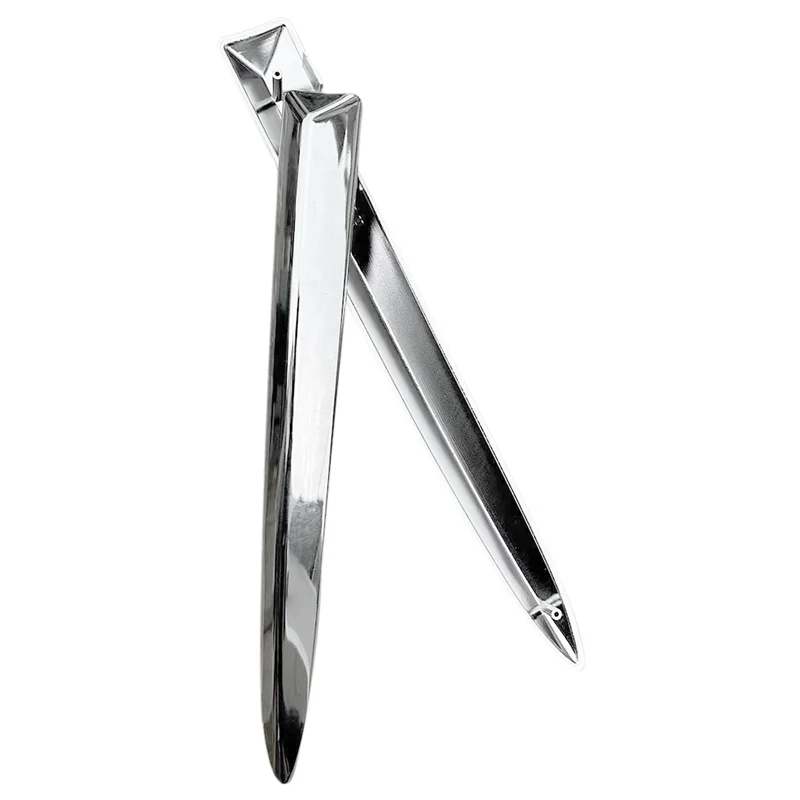 

A95E-1 пара автомобильных хромированных передних бамперов, верхняя молдинговая полоса, накладка для Fiat 500 2008-2015 735455041 735455042