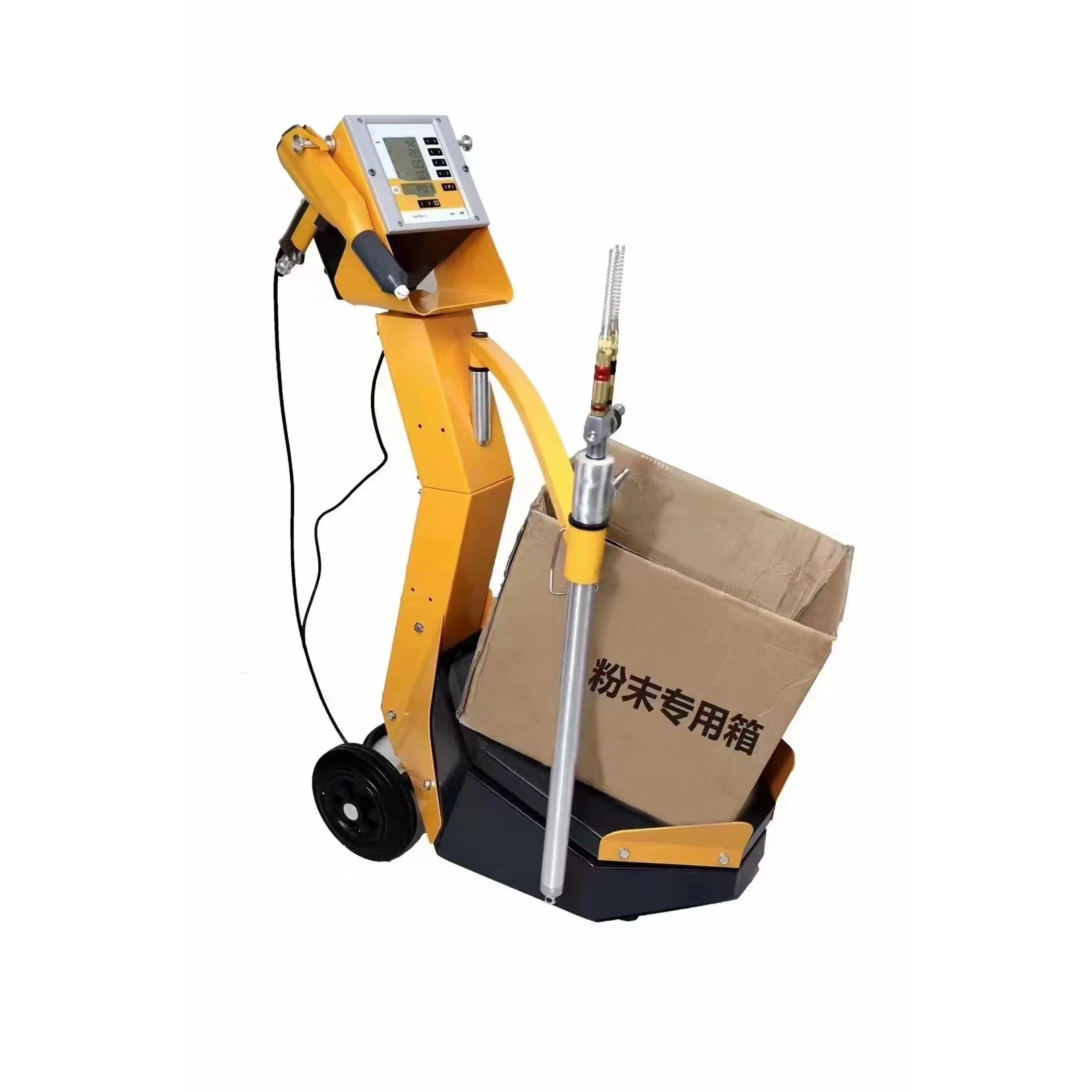 The most popular powder coating equipment replaceable electrostatic manual digital quick change color vibrator coating line