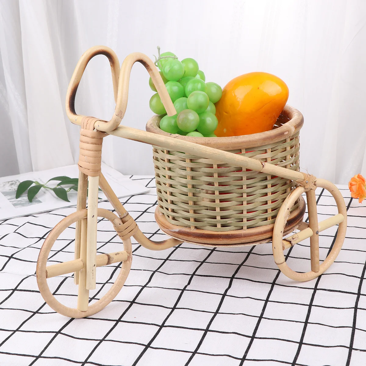 

Baskets for Gifts Snack Decorative Storage Fruit Woven Organizer Countertop Food