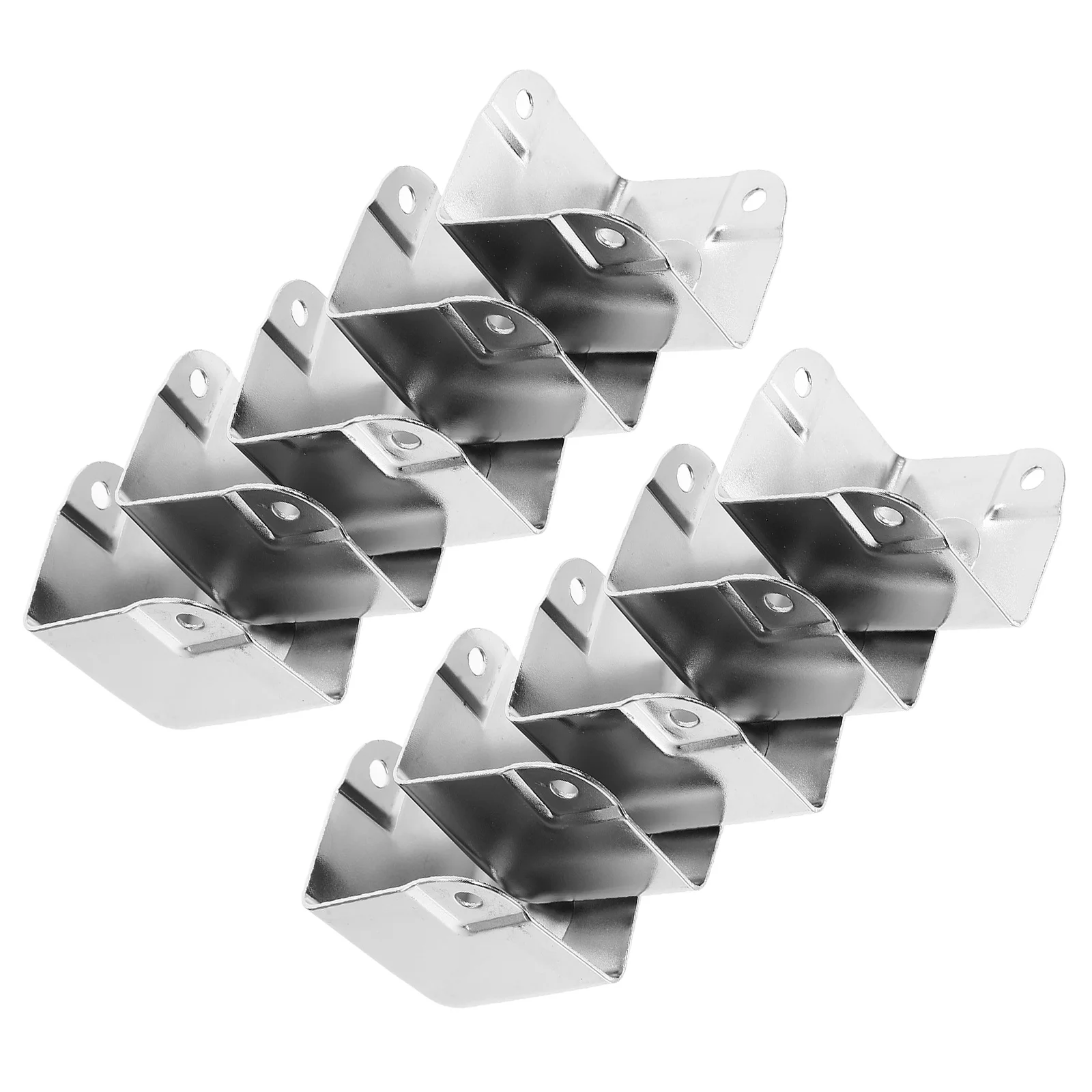 10 قطعة حشوات للزوايا المعدنية تعزيز المضادة للتصادم التعبئة والتغليف حافة حماة آمنة قوي صندوق خشبي مصدات سلامة الزاوية