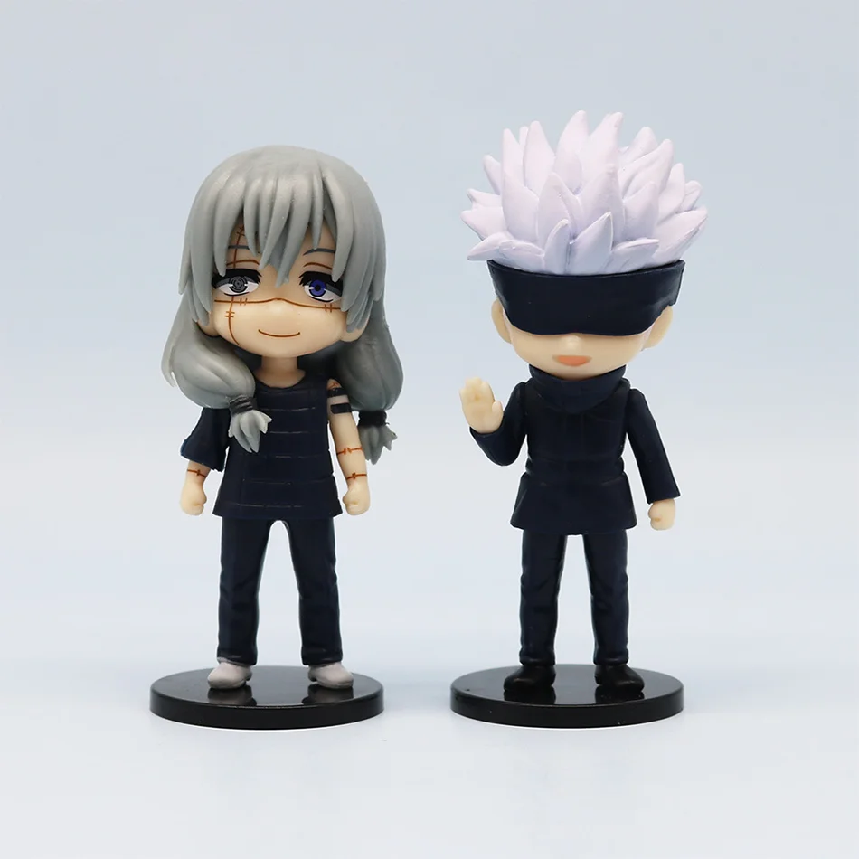 Figur Q Posket Jujutsu Kaisen 9cm Baru, Karakter Satoru Gojo, Itadori Yuji, Geto Suguru, Nobara, Megumi, Koleksi Ornamen Karakter