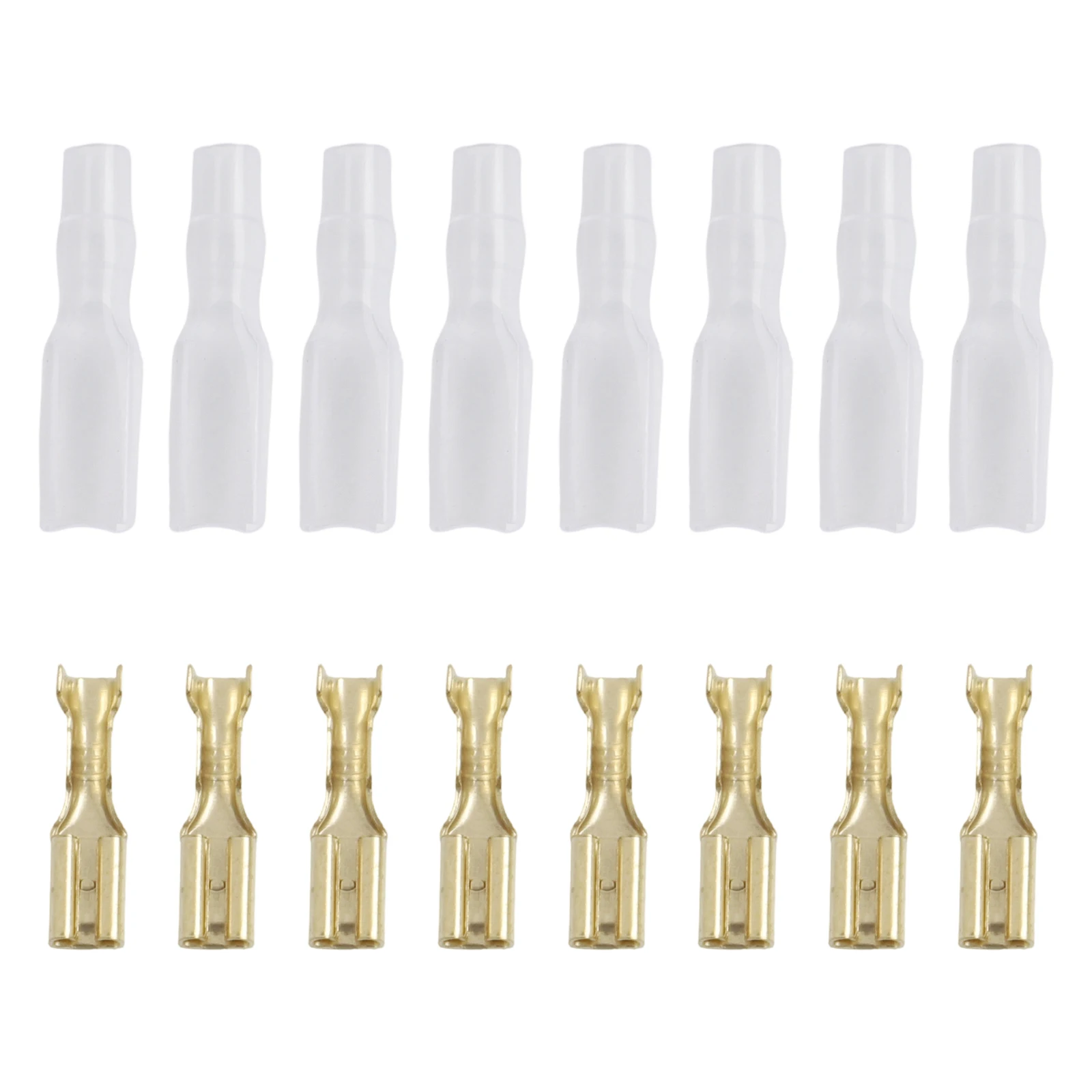 2.8 Spring Terminals Iron Contact Electrical Connectors Plated Contacts Solderless Connection Spring Pin Design