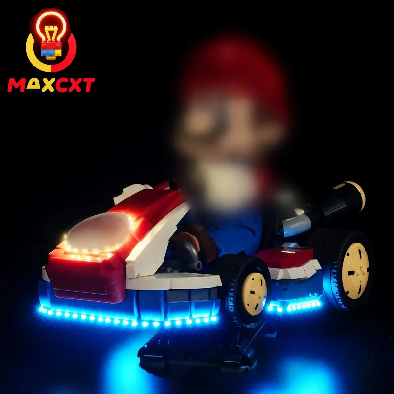 

MAXCXT LED Light Set For LEGO 72037 Mario Kart Mario & Standard Kart DIY Decorative Lamp Not Include Building Blocks