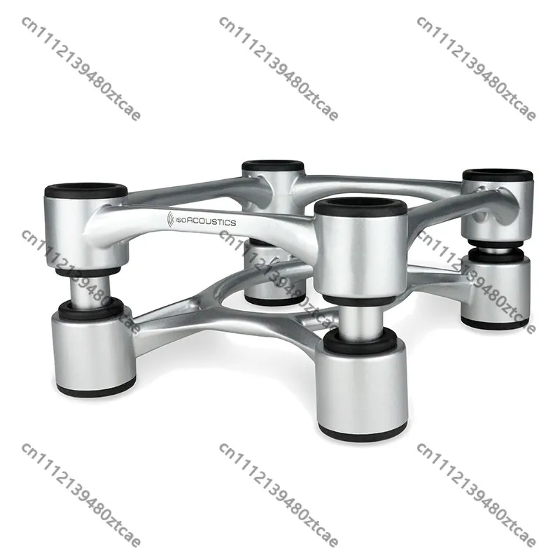 Suspension Vibration Damping Metal Speaker Stands, Professional Acoustic Isolation Foot Mounts with Adjustable Tilt