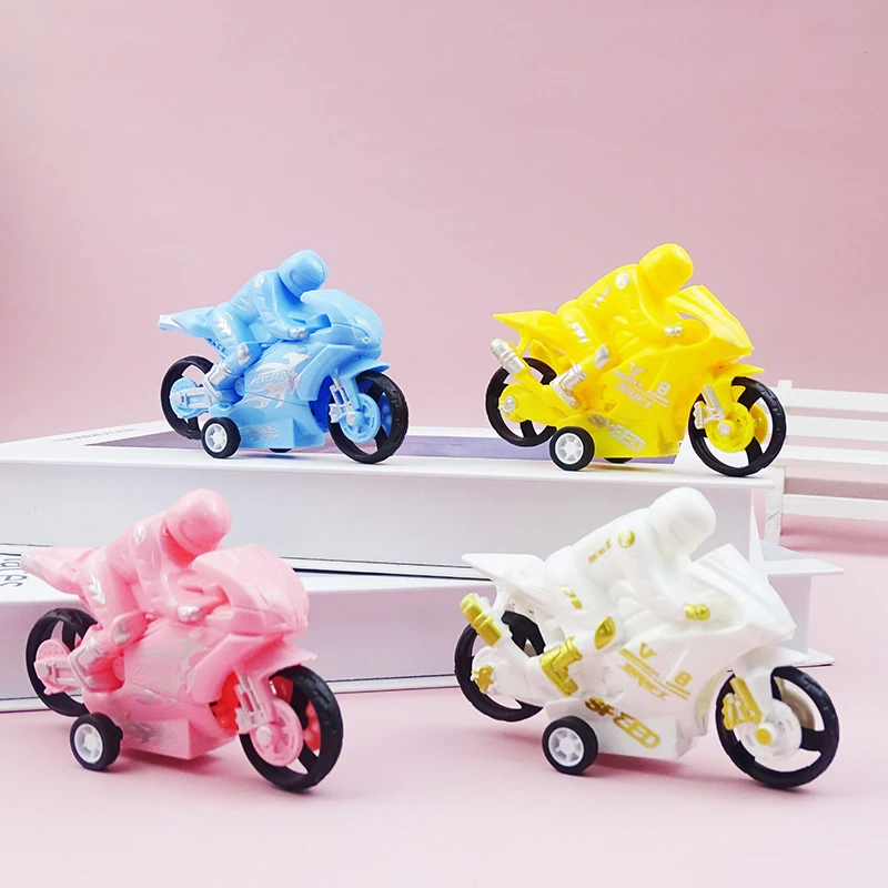 5 Teile/beutel Lustige Cartoon Zurückziehen Motorrad Racer Modell Spielzeug Mini Nette Spaß Auto Kinder Spielzeug Kreative Jungen Urlaub Party Geburtstag geschenk