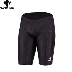 Boy Swimming Shorts Teenager Competitive Training Swimsuit Quick Dry Kid Swim Pants Boys Natacion Tights Swimming Jammer