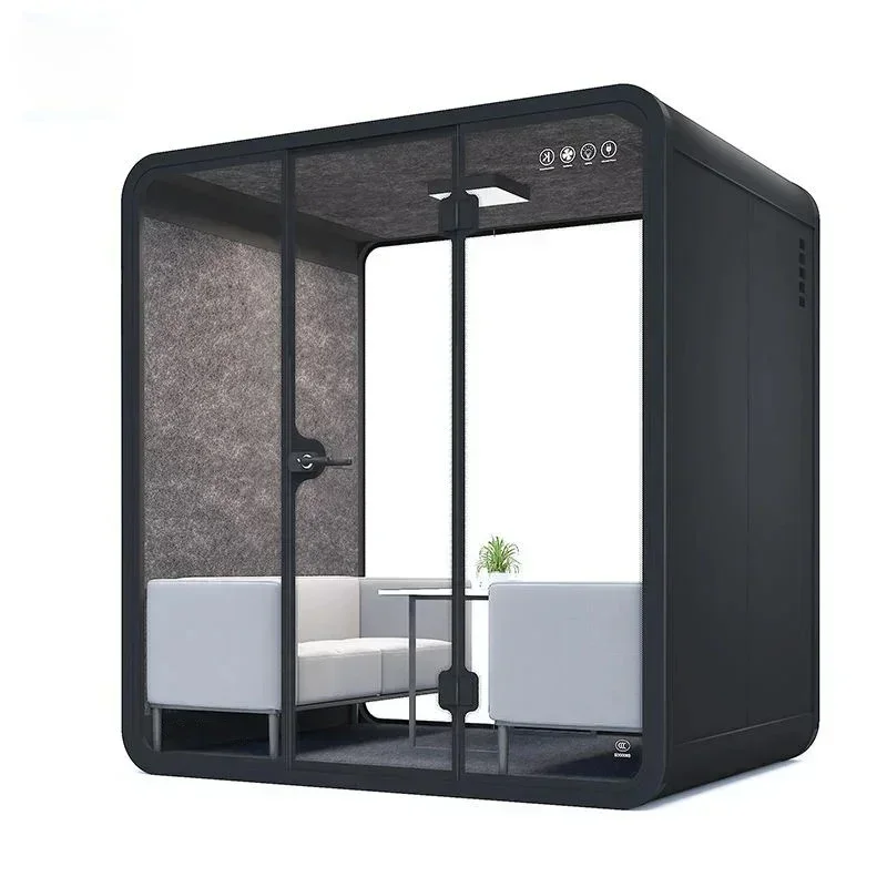 Factory Manufacture Custom Soundproof Clear Phone Booth