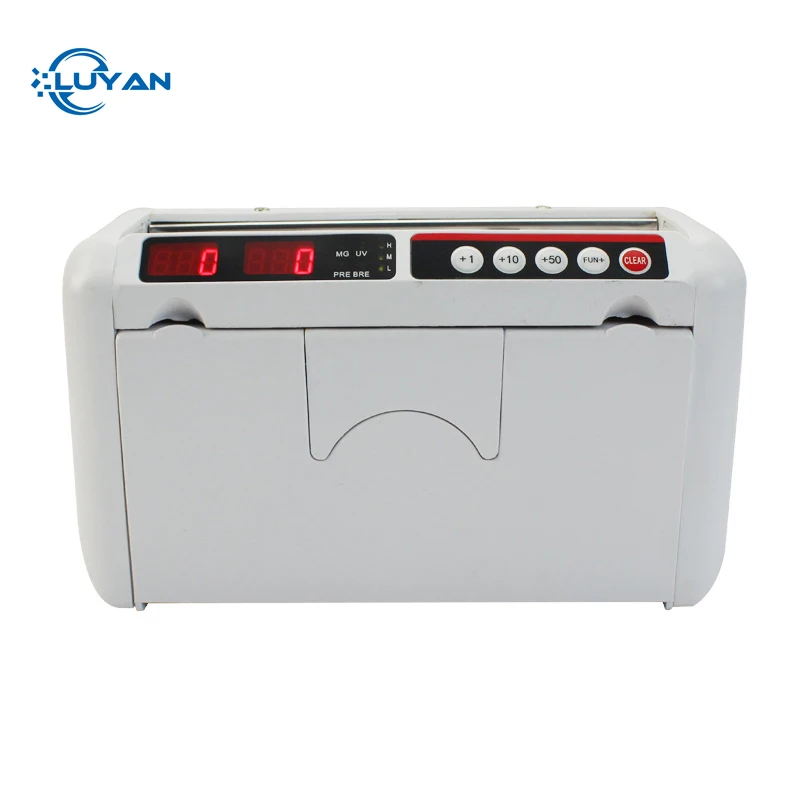 K-1000 Portable Money Counter With Rechargeable Battery Money Detector UV MG Mini Currency Bill Counting Machine(Without Battery