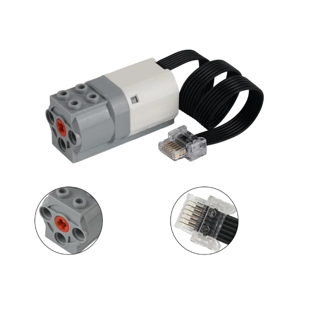 MOC Buiding Blocks Power Bulk compatibile con WEDO 2.0 EV3 20841 20844 45300 19071 Mozzo tecnico/motore medio/inclinazione/sensore di movimento