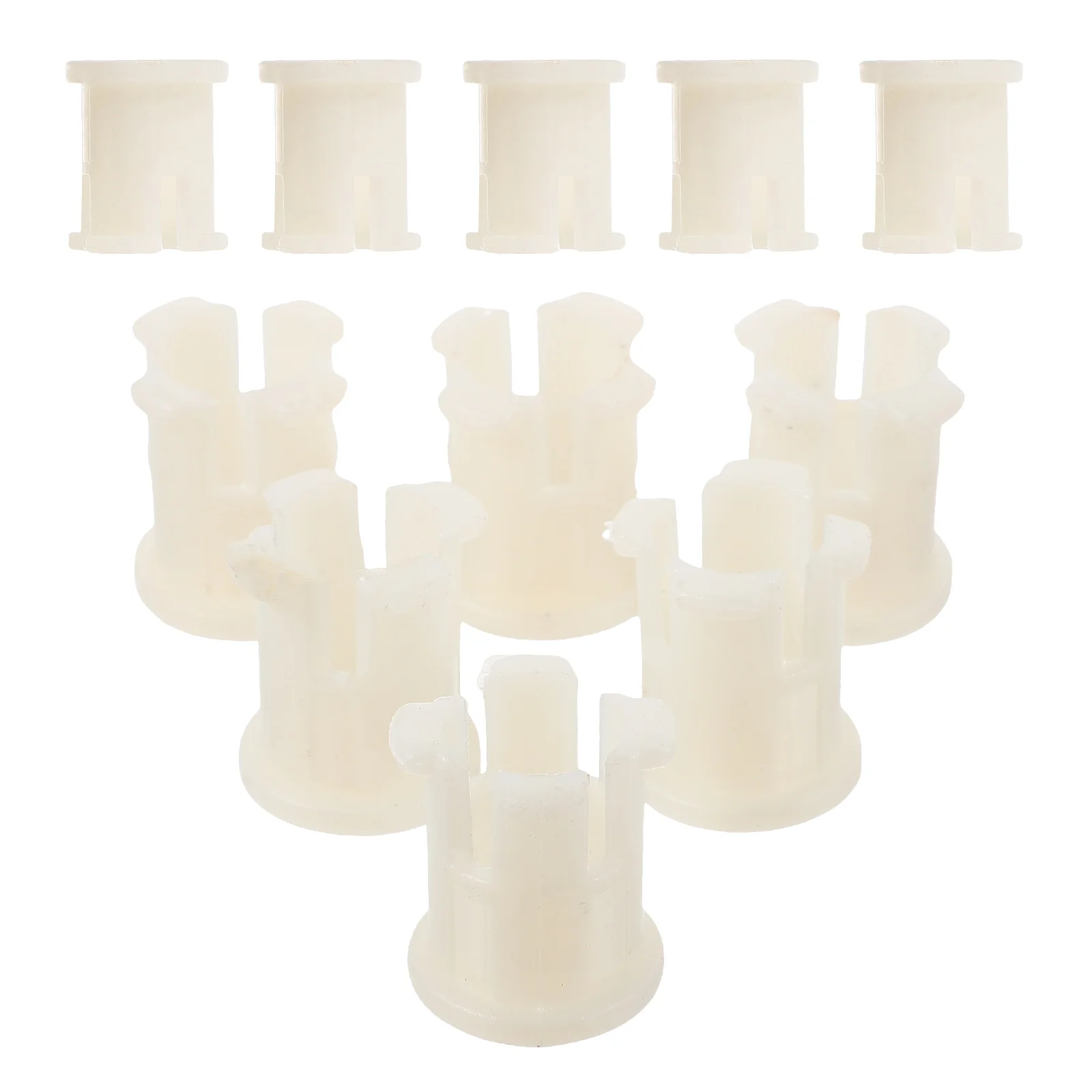 

20pcs Caster Socket Wheel Cap Rubber Inserts for Chair Leg Stem Furniture Plug Wear Resistant Plastic