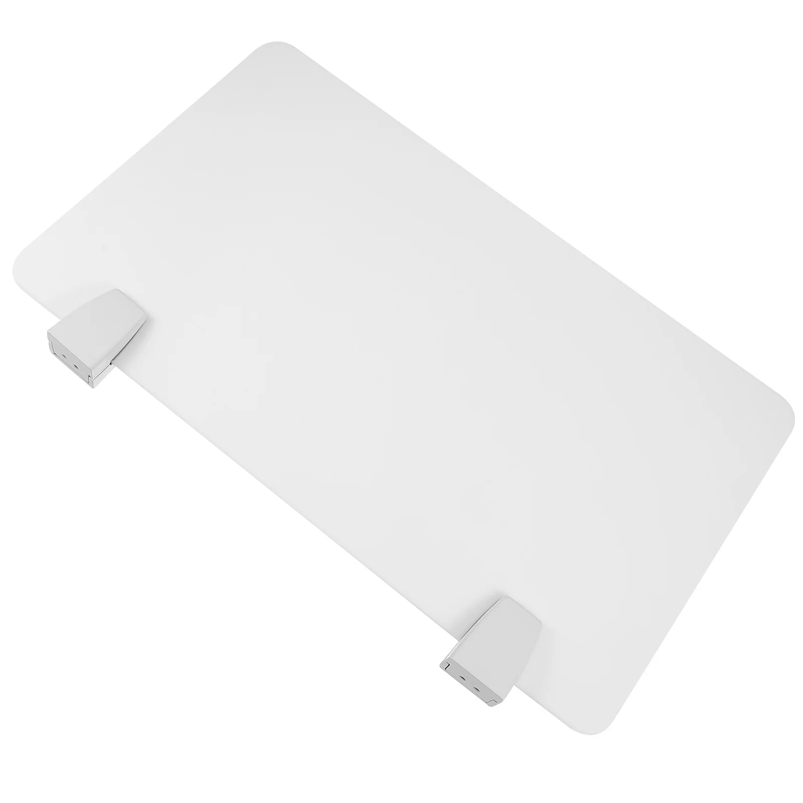Divisorio da tavolo in acrilico per uso scolastico in ufficio Scheda divisoria per organizer per workstation con deflettore da scrivania bianco