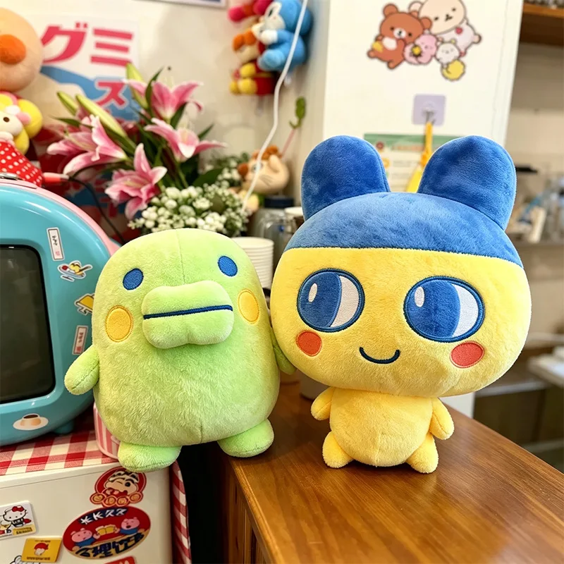 Set de Peluches Tamagotchi Kuchipatchi Mametchi, Lindos Juguetes de Peluche Kawaii, Artículos de Anime Coleccionables, Regalo para Decoración de Dormitorio