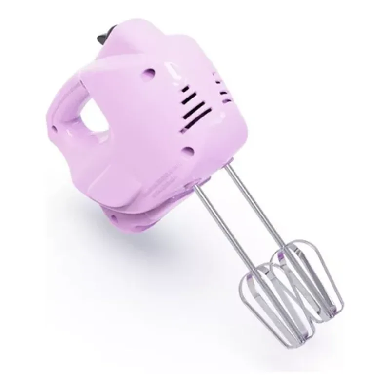Frullatore manuale domestico rosa M2 a 7 velocità da 200 watt, comprese un mixer e montalatte per cucinare la preparazione di alimenti Mini friggitrice